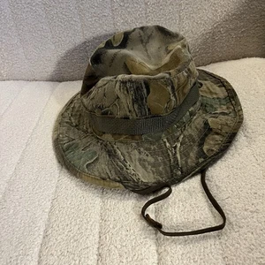 VTG USGI Boonie Hat Jungle Type II Camouflage Size 7 1/2 MIL-SPEC H-44105B USA - Picture 1 of 7