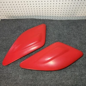 1991-1993 Mitsubishi 3000GT Stealth Hood Scoops Left & Right Red OEM - Picture 1 of 5