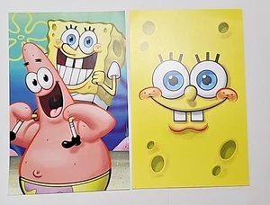 Set of 2 PATRICK & SPONGEBOB Squarepants Mailpants PrePaid Postcard 2013 USPS - Picture 1 of 6