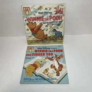Winnie the Pooh Blustery Day & Tigger Too Walt Disney Book Only’s Read Along - Picture 1 of 7