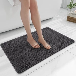 Bathroom Rugs Non Slip Washable, Rubber Bath Mats for Bathroom,Quick Dry,Supe... - Picture 1 of 8