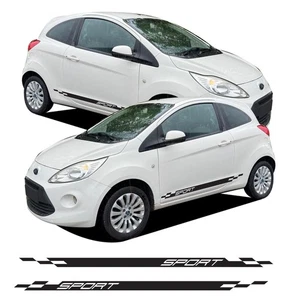 Sport Racing Side Stripes Decal Stickers Vinyl Kit Fits Ford KA ST PLUS - Picture 1 of 3