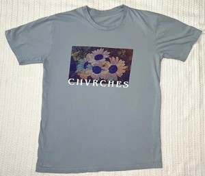 "Camisa de concierto Chvrches Love Is Dead Tour 2019 para hombre camiseta sintetizador pop MD 20"" X 27""" - Imagen 1 de 7