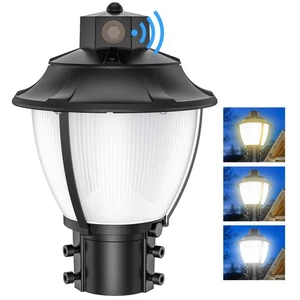 60W LED Post Top Light with Dusk to Dawn Photocell, Outdoor Parking lot Lighting - Picture 1 of 8