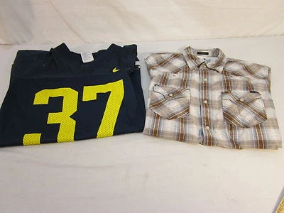 Nike Team Sports #37 Jersey y Bullhead Estilo Occidental Camisa Abotonada 6137 Foto 1 de 4