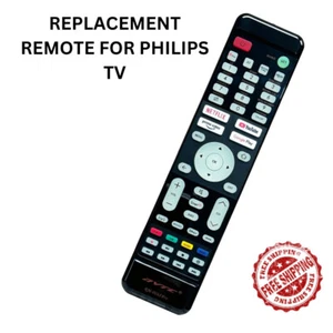 RM-024S Pro FÜR PHILIPS TV ERSATZ FERNBEDIENUNG 3D HD NETFLIX YOUTUBE - Bild 1 von 5