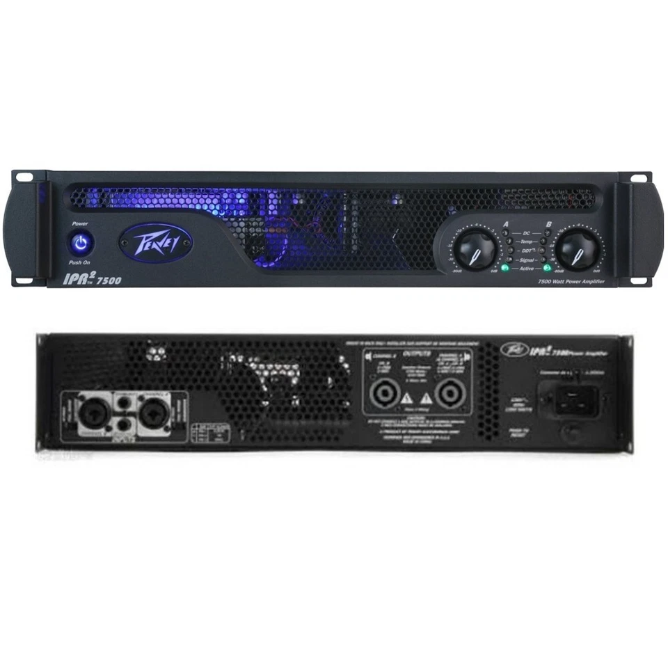 PEAVEY IPR2 7500 Lightweight Quality 3750w Rackmount Amplifier - Image 1 of 3