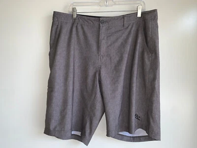 DA HUI Hybrid Grayish Taupe Color  Flat Front Shorts Men's Size 38 - Image 1 of 4