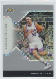 2004-05 topps Finest Refractors 010/199 Brad Miller Sacramento Kings #17 - Picture 1 of 2