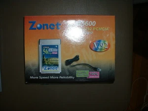 Karta modemowa Zonet ZFM5600 56Kbps V.92 PCMCIA Typ II - Zdjęcie 1 z 1