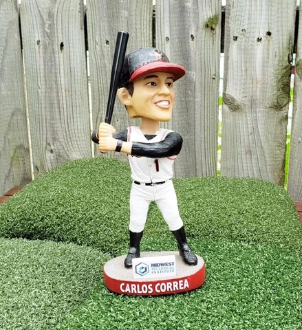 🔥 Quad Cities River Bandits Carlos Correa Bobblehead Houston Astros Champions Cover