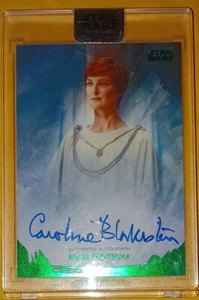 🔥17/20💥 2018 STAR WARS STELLAR CAROLINE BLAKISTON as MON MOTHMA AUTOGRAPH🔥