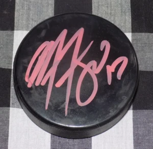 Marcus Foligno Signed Blank Hockey Puck Minnesota Wild - Picture 1 of 1
