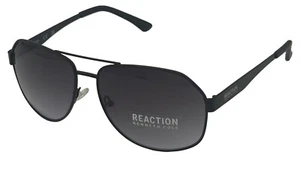 Gafas de sol Kenneth Cole Reaction de aviador de metal negro mate para hombre, KC1432. 2B - Imagen 1 de 12