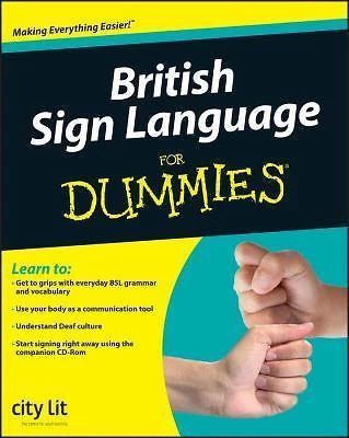 British Sign Language by City Literary Institute of London Staff (2009, Trade Paperback)