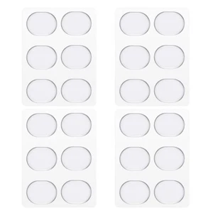 24 x Amortiguadores de Tambor Almohadillas de Silicona Silenciador para Tambores Control de Tono Transparente - Imagen 1 de 4