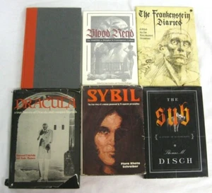 Gothic Vampires Frankenstein History Cultural Influence Dracula Horror 6 Books - Foto 1 di 7