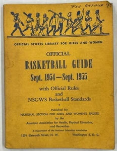 Offizieller Basketball Guide Sept. 1954-1955 mit offiziellem Regelwerk - Bild 1 von 7