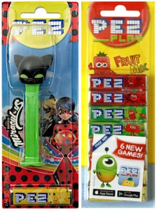 PEZ Miraculous PLAGG Sweet Dispenser + A Pack 8x Candies Bundle Choose Flavor - Picture 1 of 6