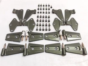 Jeep JK Wrangler 4 Door Inner and Outer Hinges Set Jeep Green PGJ 2007-17 143800 - Picture 1 of 21