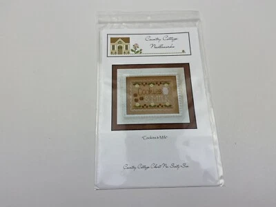 Patrón de punto de cruz de galletas y leche de cottage Needleworks Foto 1 de 3