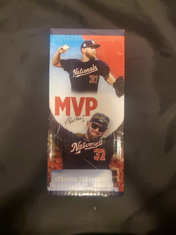 STEPHEN STRASBURG World Series MVP Bobblehead Washington Nationals 2019 in box Cover