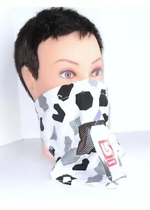 Burton Face Mask Sciarpa snowboard biker bandana bianca - Foto 1 di 1