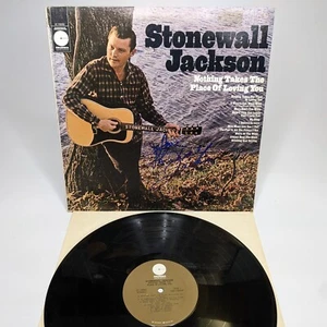 SIGNED 1968 Stonewall Jackson Nothing Takes Place Of Loving You Autographed L1 - Imagen 1 de 8