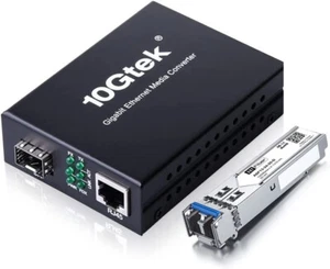 H!Fiber.com Gigabit Singlemode Fiber Media Converter - Picture 1 of 6