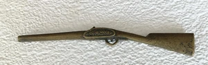 Antique old collectible small mini decorative rifle carbine in solid brass - Picture 1 of 8