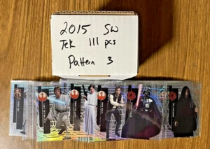 2015 Topps Star Wars High Tek komplettes Set minus 1 Stück Muster 3 Form 1 & 2 - Bild 1 von 2