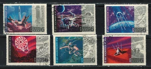 RUSSIA USSR CCCP 1972 Very Fine MNH Precancel Stamps Set Scott# 4007-4012 Space - Picture 1 of 2