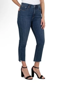 Seven7 Ladies Size 14 Mahone High Rise Step Hem Fashion Jeans Slim Fit - Picture 1 of 7