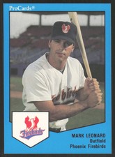 1989 ProCards Triple A   Mark Leonard #1498 Phoenix Firebirds