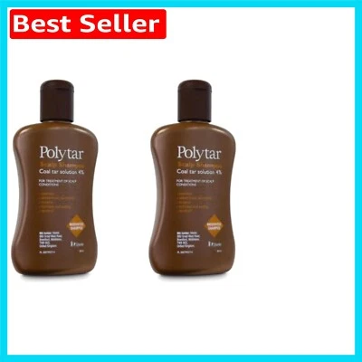 150ml Medical Coal Tar Shampoo (Pack of 2) for Psoriasis & Seborrheic Dermatitis - Image 1 of 2