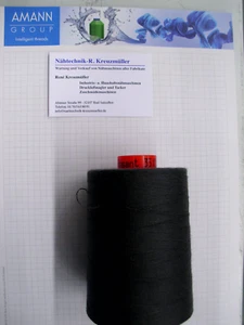 AMANN  Rasant 35 3000 Mtr. Farbe 4000 schwarz  alle Farben und Stärken Lieferbar - Bild 1 von 1