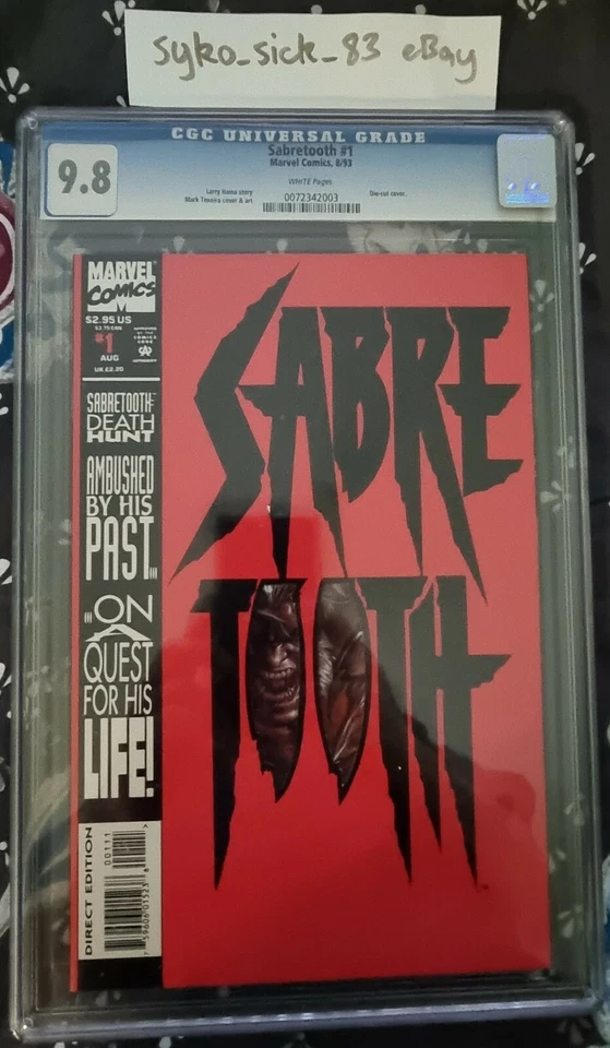 Sabretooth (1993) #1 - #4 (Full OG Set) CGC 9.8 Marvel / X-Men / Wolverine - Image 1 of 4