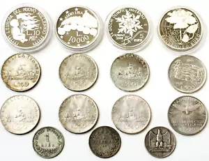 Sammlung 15 Münzen 186 g Silber S.Marino Italien Vatikan 1863-2006 keine doppelt - Bild 1 von 2