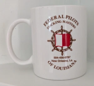 Federal Pilots Docking Masters of Louisiana, New Orleans, La. 12 oz mug - Picture 1 of 6