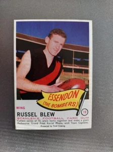 1966 Scanlens VFL Football Card. Russell Blew, card 19 - Picture 1 of 2