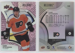 2021-22 Upper Deck Allure Pink Leopard Cam Atkinson #56