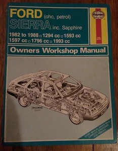 Ford Sierra Haynes Manual inc Sierra Sapphire - 1982 to 1988 - Foto 1 di 1