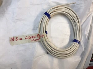 13.5 M of Large 4 core 1.5 flexible Cable Of Cut Never Used - Picture 1 of 4