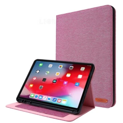 For iPad 5/6th Gen 9.7 inch 7/8/9th Gen 10.2 Pro 11 Folio Case Smart Cover Stand - Image 1 of 4