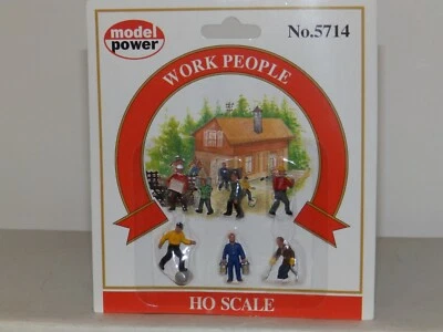 MODEL POWER HO scale 5714 WORK PEOPLE - Image 1 of 2