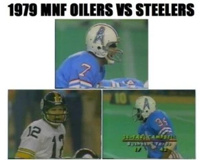 1979 MNF Houston Oilers vs Pittsburgh Steelers DVD Earl Campbell - Picture 1 of 1