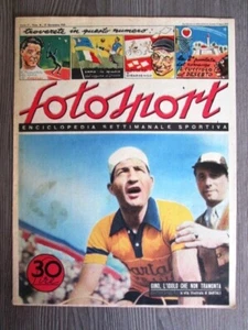 Rivista FOTOSPORT GINO L'IDOLO CHE NON TRAMONTA anno 1951 - Picture 1 of 3