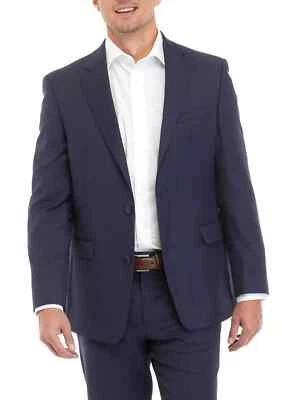 NEW - Van Heusen Flex "Taverly" Navy Suit Jacket, 44L MSRP $295 - Image 1 of 2
