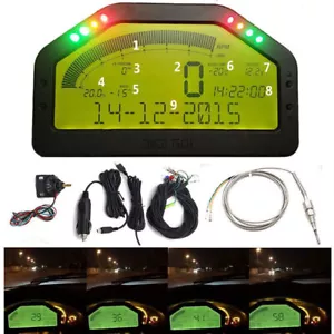 Car Dash Rally Race Gauge Full Sensor Set Bluetooth Digital LCD Screen Display - Picture 1 of 18
