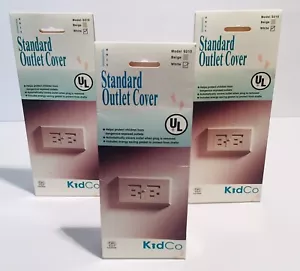 Lot Of 3 KidCo Model S210 Standard Outlet Cover White Brand New - Picture 1 of 5